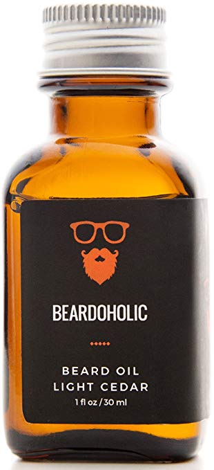 Beardoholic Natural Beard Oil (Light Cedar)