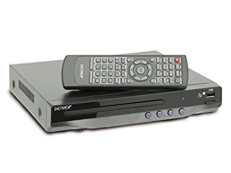 Compact, Multi Region DVD Player with USB - Denver DVU-7782