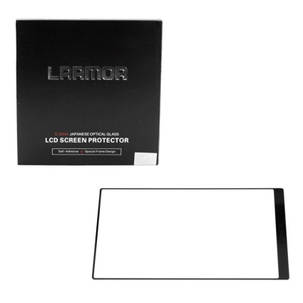 LARMOR 0.3mm Ultra Thin Self-Adhesive Optical Glass LCD Screen Protector for Fujifilm X-E2 Camera