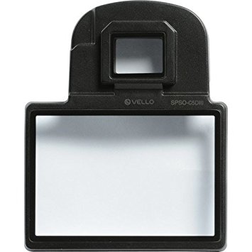 Vello Snap-On Glass LCD Screen Protector for Canon 5D Mark III, 5D Mark IV, 5DS & 5DS R