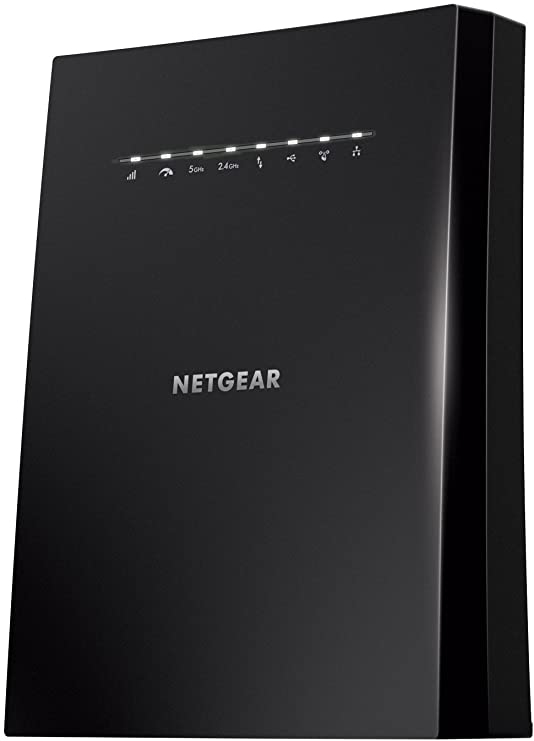 NETGEAR WiFi Mesh Range Extender EX8000 - Coverage up to 2500 sq.ft. and 50 Devices with AC3000 Tri-Band Wireless Signal Booster & Repeater (Up to 3000 Mbps Speed), Plus Mesh Smart Roaming