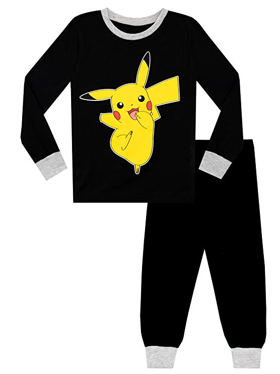 Pokemon Boys Pikachu Pajamas