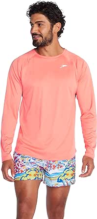 Speedo Men's Uv Swim Shirt Long Sleeve Fitness Rashguard