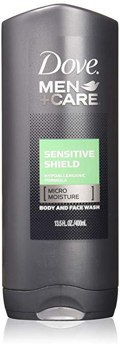 Dove Men   Care Body & Face Wash, Sensitive Shield 13.5 Fl Oz, Pack of 3