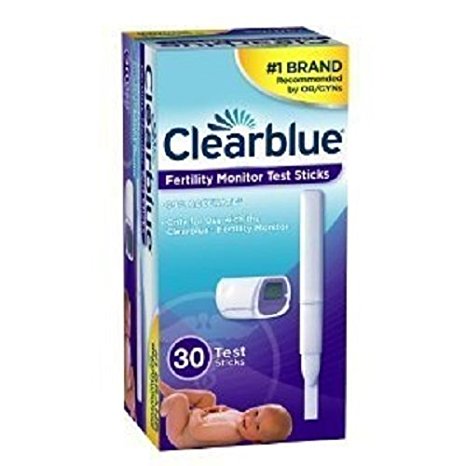 Clearblue Easy Fertility Monitor Test Sticks, 30 count (Pack of 1)