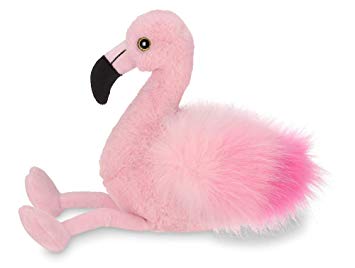 Bearington Fifi Flamingo Plush Stuffed Animal, 8.5 inches