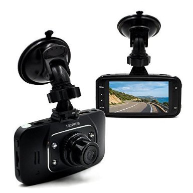 SENWOW GS8000L Car DVR 1080P,HD Black Box Traveling Driving Data Recorder Camcorder Vehicle Camera Night Version Dashboard Dash Cam With 120 Degree Angle View Black, Come with 8GB TF Memory Card