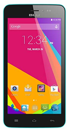 BLU Studio 5.0 C HD Quad Core - Unlocked Cell Phone - (Blue)