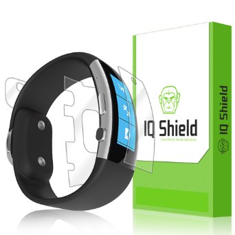Microsoft Band 2 Screen Protector 2015Full Coverage IQ Shieldreg LiQuidSkin - Full Body Front and Back and Lifetime Warranty - HD Ultra Clear Film Guard - Smooth  Self-Healing  Bubble-Free Shield