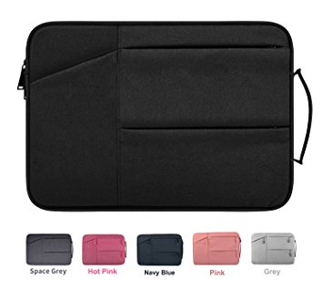 Acer Chromebook R 11 11.6" Case, Premium Nylon Repellent Laptop Sleeve for Acer Chromebook 11, Samsung Chromebook 3 11.6", HP Chromebook 11 and More 11-12" DELL ASUS Lenovo Laptop Notebook, Black