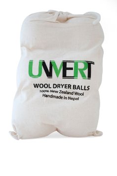 Unvert Premium 100% Handmade New Zealand Wool Dryer Balls, All-natural Fabric Softener 4-Pack
