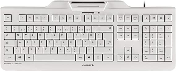 Cherry KC1000 SC Corded Security Keyboard USB Ultra