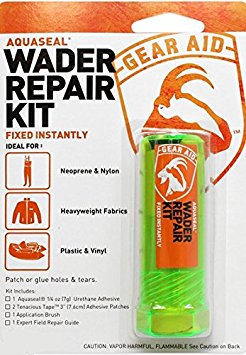 Gear Aid Aquaseal Wader Repair Kit with Tenacious Tape patches