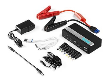 Knox Deluxe Power Bank 14000mAh Li-Polymer Car and Truck Jump Starter - Can Also Charge laptops and Diesel Vehicles