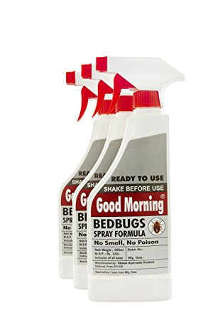 Good Morning Bed Bug Killer Spray (Pack of 3) - 1200 ml