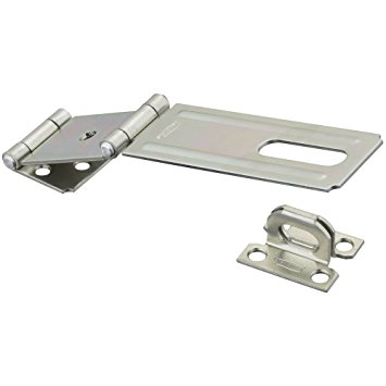 National Hardware N103-291 V34 Double Hinge Safety Hasp in Zinc plated