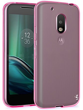 Moto G Play Case, LK Ultra [Slim Thin] Scratch Resistant TPU Rubber Soft Skin Silicone Protective Case Cover for Motorola Moto G4 Play (Hot Pink)