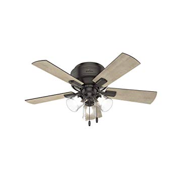 Hunter Fan Company 52153 Hunter 42" Crestfield Noble Bronze LED Light Ceiling Fan