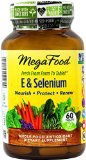 MegaFood E and Selenium Tablets 60 Count Premium Packaging