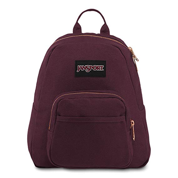 JanSport Half Pint FX Mini Backpack - Dried Fig/Rose Gold