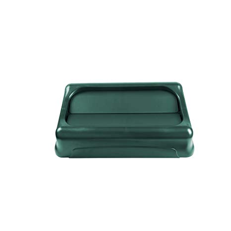 Rubbermaid Commercial Products 1829400 Slim Jim Swing Lid for Waste Container Lids, Green