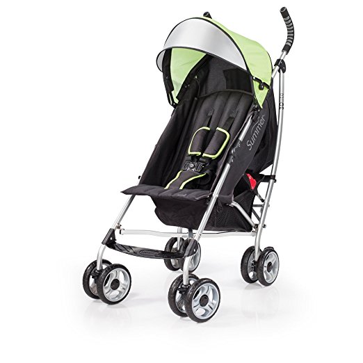 Summer Infant 3D Lite Stroller, Black/Lime