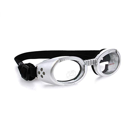Doggles - ILS Silver Frame with Clear Lens