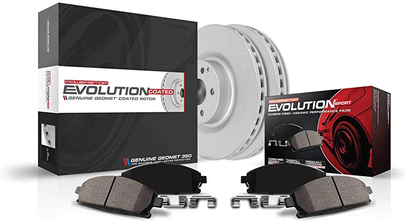 Power Stop CRK8068 Rear Z23 Evolution Geomet Coated Brake Kit