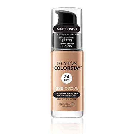 Revlon ColorStay Liquid Foundation For Combination/oily Skin, Natural Tan, 1 Fl Oz