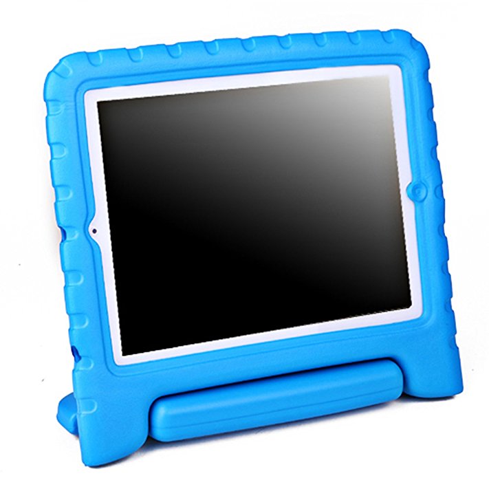 HDE Shock Proof iPad Case for Kids Bumper Cover Handle Stand for Apple iPad 2 iPad 3 iPad 4 (Blue)