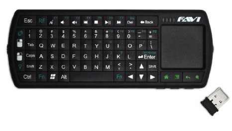 FAVI FE02RF-BL Mini 2.4GHz Wireless PC / Tablet Keyboard Designed for SmartStick