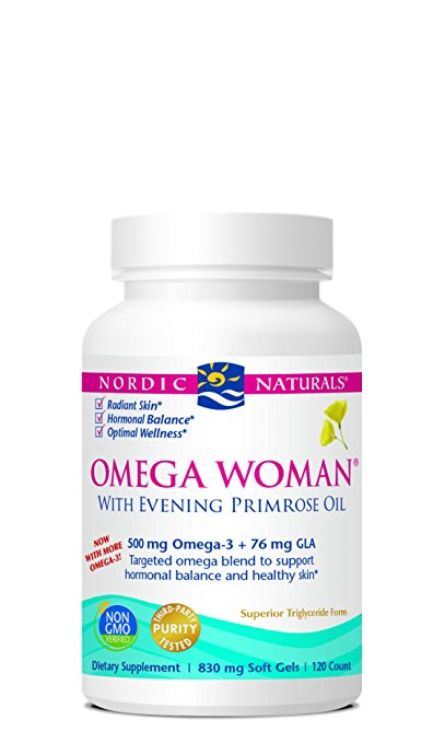 Nordic Naturals - Omega Woman, Evening Primrose Oil Blend, 120 Soft Gels (FFP)