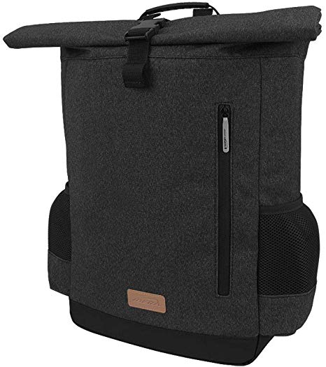 Ibera Bike Pannier Backpack - 2 in 1 Bike Bag, Large Capacity 15 L with Foldaway Shoulders Straps, Protective Inner Sleeve for 15.6" Laptop and Tablet