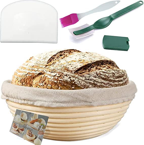 8 inch Bread Banneton Proofing Basket Baking Bread Making Sourdough Brotform for home bakery