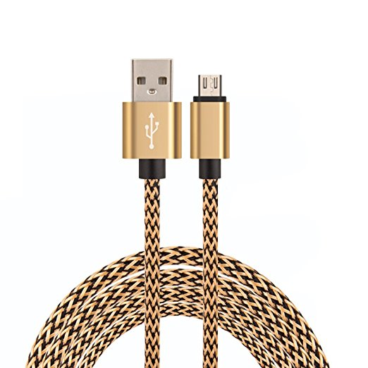 ULTRICS® Micro USB Cable 1M / 3ft - Fastest, Most Durable Charging Cable, with Durable Metal Shell, Nylon Braided & 10000  Bend Lifespan for Samsung Galaxy, Nokia, Nexus, LG, Motorola, Android Smartphones Tablets