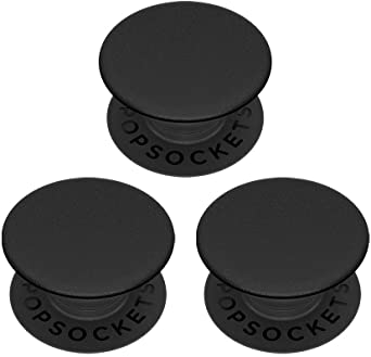 PopSockets PopMinis: Mini Grips for Phones & Tablets (3 Pack) - Triple Black