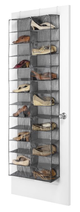 Whitmor 6283-4457 26-Section Over The Door Shoe Shelves