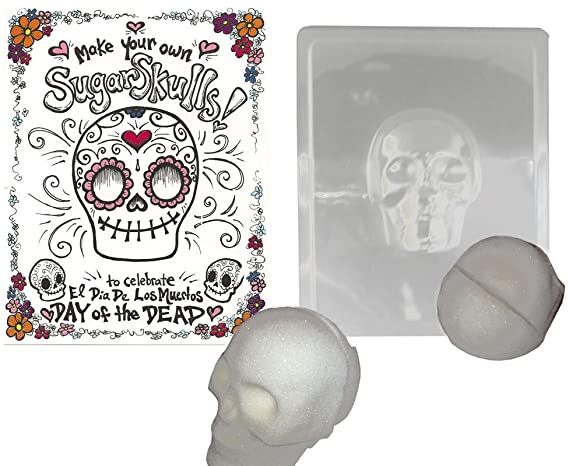 Make your Own Sugar Skull- Mold Makes Decorative Skull for Day of the Dead