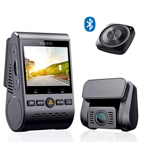 VIOFO A129 Duo Dual Dash Cam Full HD 1080P WiFi Dashboard Camera with GPS with Wireless Bluetooth Remote Control Support Anti-Glare Polarizing filter