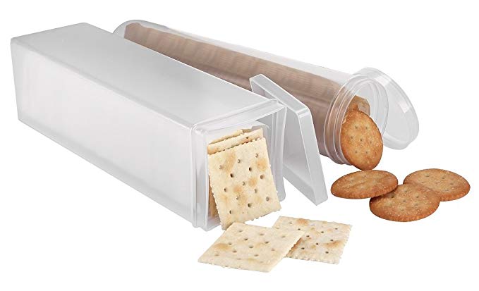 Stay Fresh Square Cracker/Cookie Container, Clear (7138)