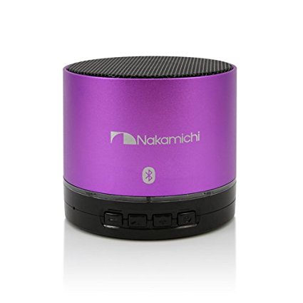 Nakamichi BT05S Series Bluetooth Round Speaker - Retail Packaging - Purple