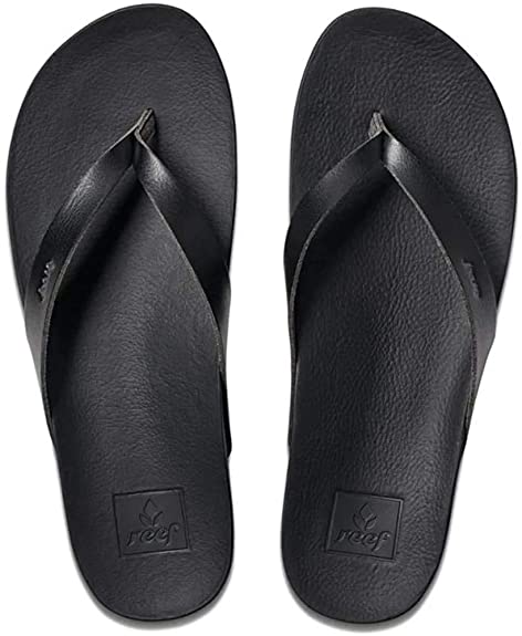 Reef Women's Cushion Bounce Court Black Flip Flops