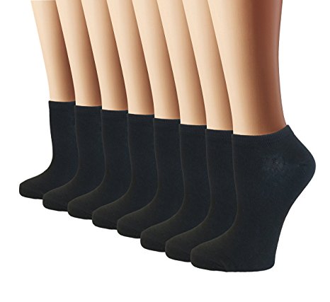 Womens Athletic No Show Running Socks 8 Pack