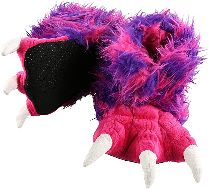 Lazy One Animal Paw Slippers for Adults and Kids