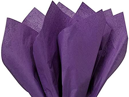 Bulk Tissue Paper Purple 20 Inch x 30 Inch - 48 Sheets-Flexicore Packaging®