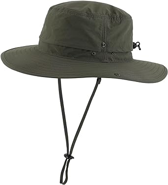 Connectyle Mens Waterproof Sun Hat Outdoor UPF 50  Boonie Hat for Fishing Hiking
