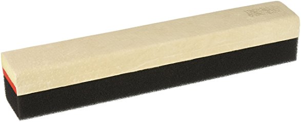 Quartet Deluxe Scofoam Chalk Eraser, 12 x 2 x 2 Inches, Suede Grip, Tan and Black (ESC12)