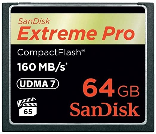 SanDisk Extreme PRO 64GB CompactFlash Memory Card UDMA 7 Speed Up to 160MB/s- SDCFXPS-064G-X46