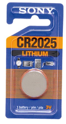 Sony CR2025 Lithium Coin Battery (1 Battery)