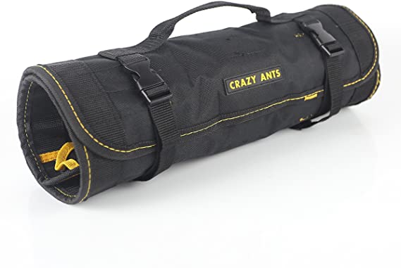 Crazy Ants Reel Rolling Tool Bag Pouch Professional Electricians Organizer